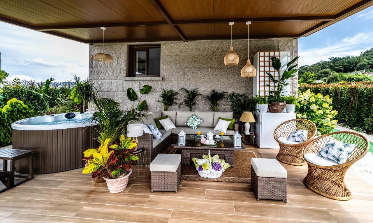 Вілла Casa Victoria Garden Con Jacuzzi Y Piscina Кальдас-де-Рейс Екстер'єр фото