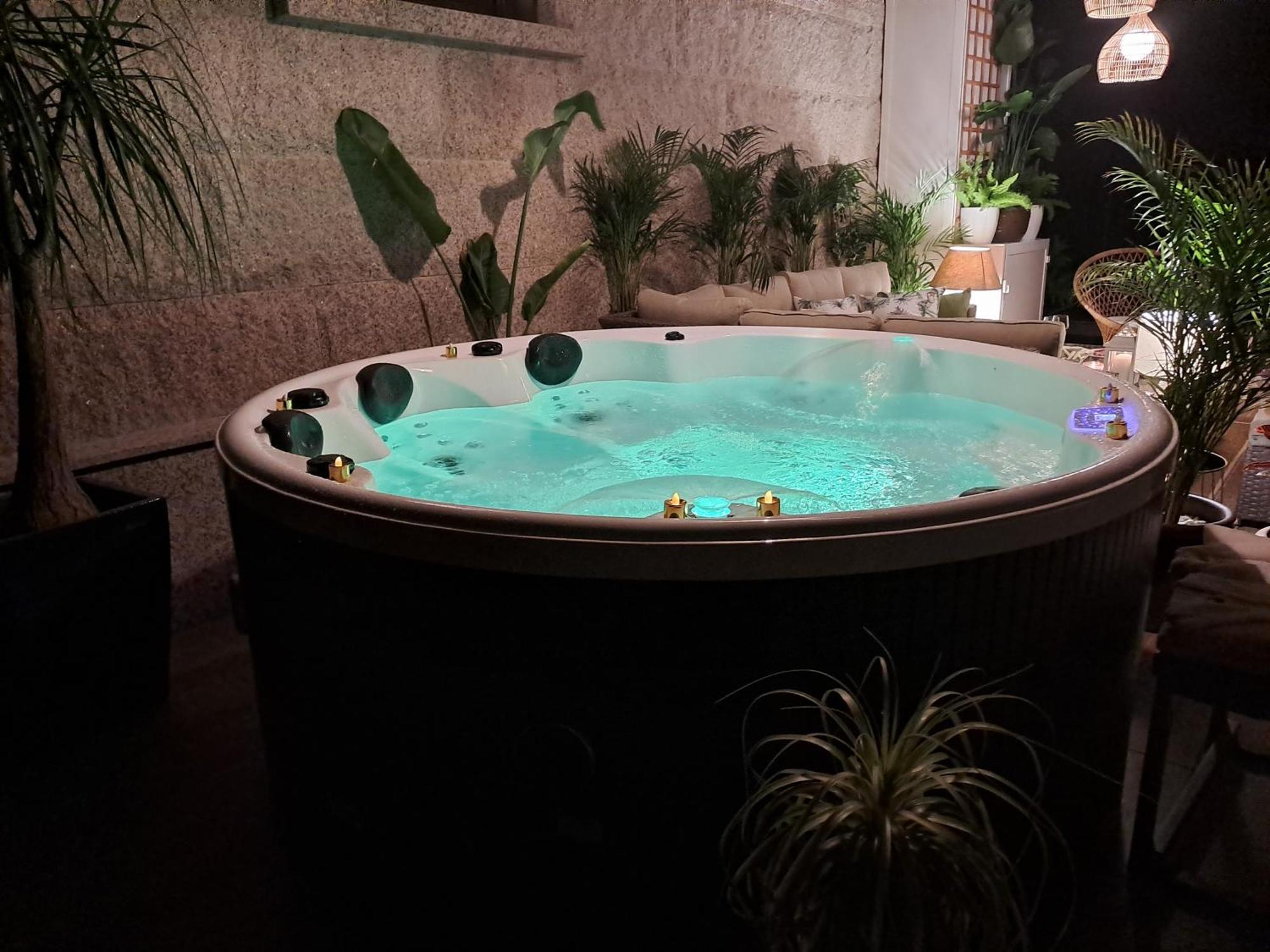 Вілла Casa Victoria Garden Con Jacuzzi Y Piscina Кальдас-де-Рейс Екстер'єр фото